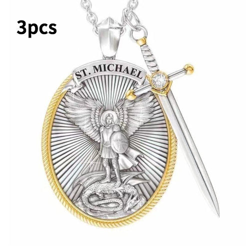3 x St. Michael Necklace