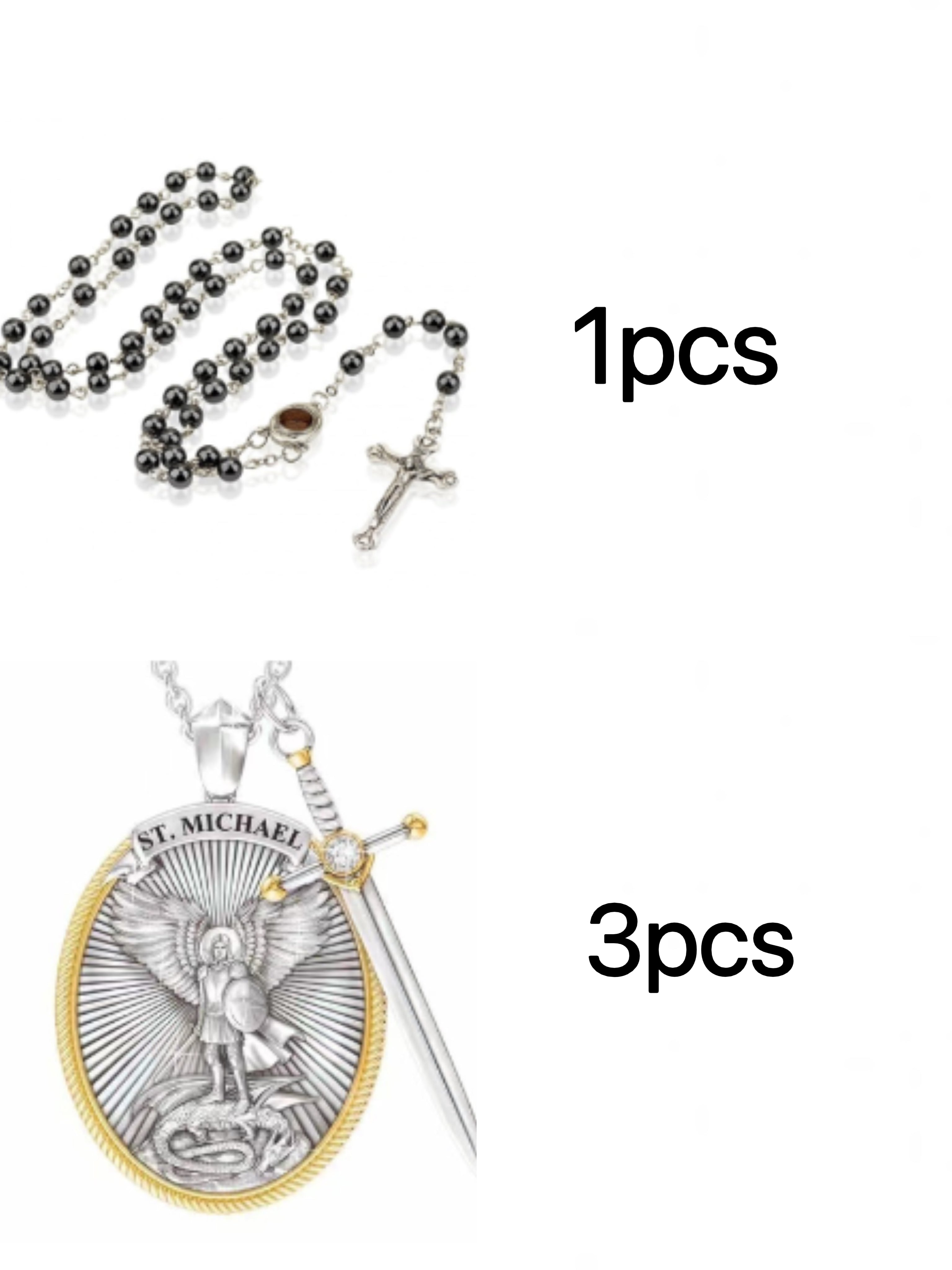 3xMichael Necklace+1xRosary