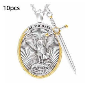 10pcs St.Michael Necklace