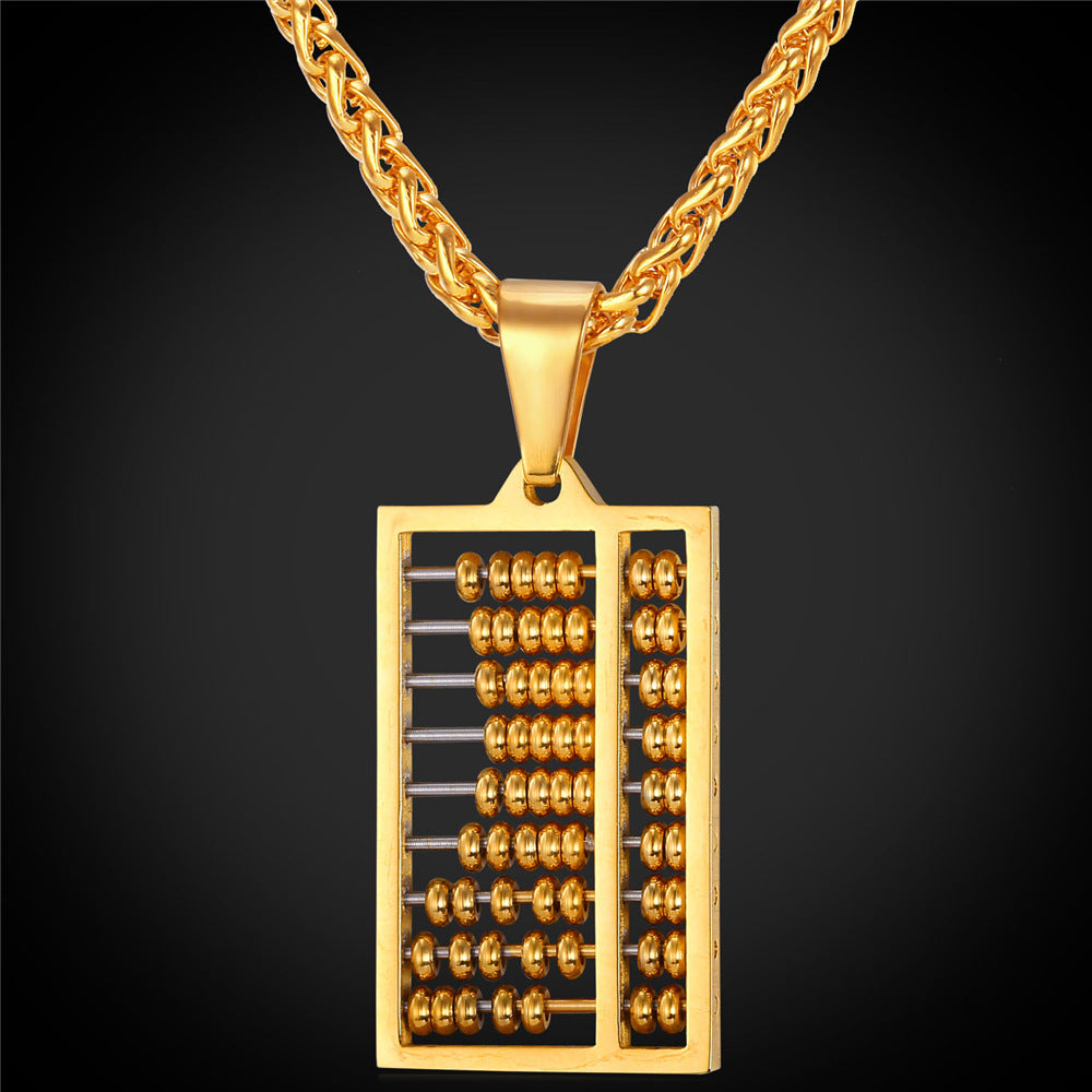 18K Gold Plated/Stainless Steel Men Women Necklace|Bryan Lim | Statement Necklace | Turquoise Necklace | Charm Bracelets | Necklaces | 18K Gold Plated/Stainless Steel Neck