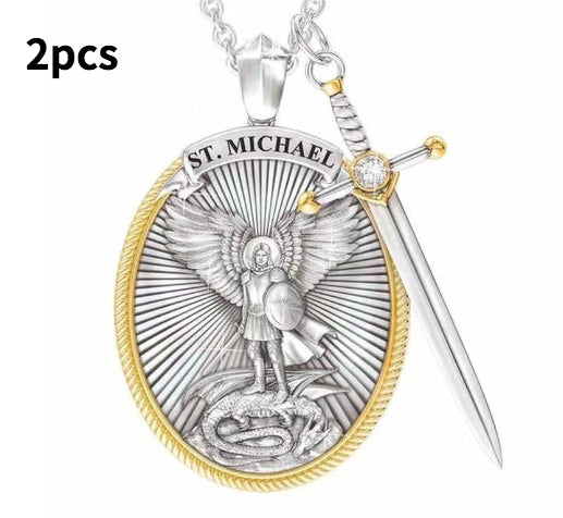 2 x St. Michael Necklace